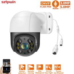 Cameras 5MP 2.5'' POE PTZ Video IP CCTV Surveillance Security NetworkCamera System 4XDigital ZOOM FaceDetection OutdoorWaterproof XMEYE