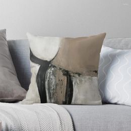 Pillow Neutral Abstract Throw Sofa Cover Set