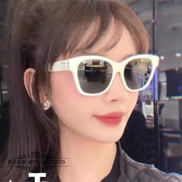 High quality fashionable sunglasses 10% OFF Luxury Designer New Men's and Women's Sunglasses 20% Off individuality ins same female fashion pearl C-box ch5482