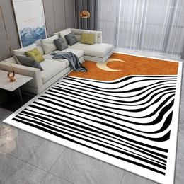 Carpets Abstract Art Living Room Carpet Luxury Home Decoration Non-slip Floor Mats For Bedroom Large Area Washable Rugs