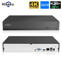 Recorder Hiseeu 25CH 5MP 32CH 1080P 8CH 4K 8MP CCTV H.265+ NVR DVR Network Video Recorder ONVIF For IP Security Surveillance Camera P2P