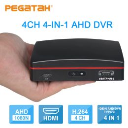 Recorder 4ch 1080N MINI CCTV DVR With 4ch Video in 1080H Real time CCTV Hybrid AHD/CVI/TVI/Analog 4 in 1 DVR with HDMI USB port