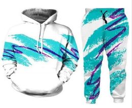 2022 New MenWomens 90s Jazz Solo Funny 3D Print Fashion Tracksuits Hip Hop Pants Hoodies ok032603020