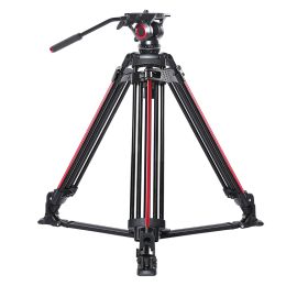 Monopods Miliboo Video Tripod Professional Camera Stand with Ground Spreader for Dslr Camcorder Wedding Photography Travel Quick Shipping