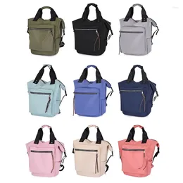 Backpack Nylon Waterproof Women Larege Capacity Travel Book Bag Teenage Girls Students Satchel Top-handle School Rucksack