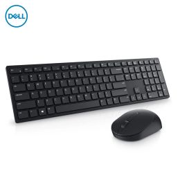 Caps Dell KM5221W Pro Wireless Keyboard and Mouse Combo Programmable Keys and Indicator Light Black