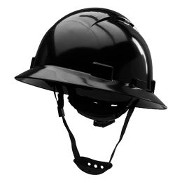 Helmet Black Safety Helmet Breathable Construction Work Industrial Safety Helmet Sunscreen Hard Hat Antismashing Security Protection