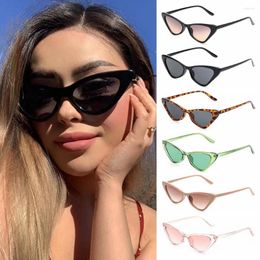 Sunglasses 2024 Cat Eye Women Summer UV400 Protection Eyewear Retro Small Frame Sun Glasses Shades Fashion Streetwear Decor
