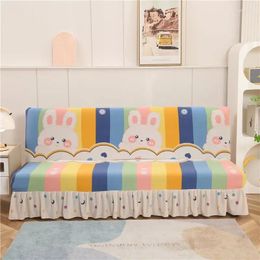 Chair Covers Armless Elastic Sofa Bed Cover Simple Folding Fully Enclosed Minimalist Modern Detachable Washable