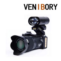 Monopods Venibory Digital Camera D7300 Tripod 33million Pixel Auto Professional Slr Video Camera 24x Optical Zoom 3 Hd Lens
