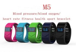 Health Wristwatch M5 Smart Watch Blood Pressure Blood Oxygen Fitness For Iphone Android Phones Sport Watch Heart Rate Monitoring 14405520