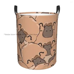 Laundry Bags Basket Cute Platypus Cloth Folding Dirty Clothes Toys Storage Bucket Household