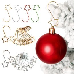 Hooks 20-100pcs S-Shaped Metal Hook Xmas Tree Durable Hanger Home Party Supplies Christmas Ornaments