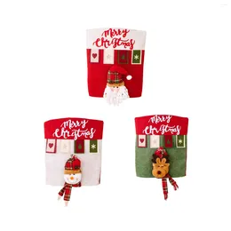 Chair Covers Christmas Cover Back Party Favor Decoration Ornaments