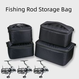 Bags Highcapacity Fishing Box Bag Multifunctional Shockproof Fishing Accessory Spinning Rod Reel Outdoor Case Portable Storage