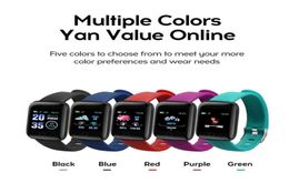 20pcs ID116 PLUS Colour Smart Bracelet Screen Bracelet Sports Pedometer Watch Fitness Running Tracker Heart Rate Pedometer Smart Wr5326909