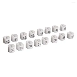 Decorative Figurines 41-80 Number Marker Clip Size Cubes For Clothing Hangers