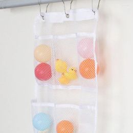 Storage Bags 8 Pockets Waterproof Hanging Bag Wall Mounted Door Back Hang Organizer For Bathroom Kitchen Toy Mesh