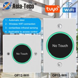Accessories Tuya App Wifi Smart Switch Door Exit Push Release Button No Touch Infrared induction For Access Control Remote Control SmartLife