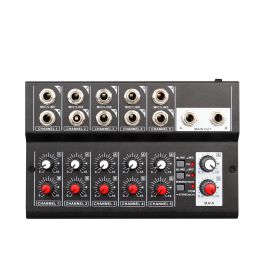 Converter Mix5210 10 Channel Mixing Console Digital Audio Mixer Stereo Usb Mixer Audio for Recording Dj Network Live Broadcast Karaoke