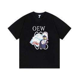 Designer t shirt Shirt High version trendy product Luojia Qianyuan Sleeve Couple Delicate Upgrade Casual T-shirt for men women