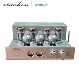 Amplifier Oldchen KT88 K3 Tube Amplifier Pure Class A 2*45W Fever Home Theater HiFi Sound Speakers Amplifier with Bluetooth 5.0