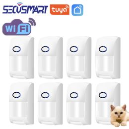 Detector Tuya Wifi PIR Infrared Human Movement Detectors 25Kg Pet Immune Detector Smart Home Security Motion Alarm Tuyasmart APP