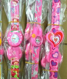 Cartoon Kid watch Car Rabbit Bear animal Colourful Strap Snap slap watches Series Cute Silicone Candy Clock1757124