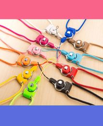 Detachable Cell Phone Strap Neck Lanyard Braided Neck Nylon Hang Rope for Mobile Phone Badge Camera Mp3 USB ID Cards Mixed Colour s5403627
