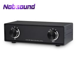 Amplifier Nobsound Passive 3IN3OUT Stereo XLR Balanced Audio Switcher Box Manual Selector Converter for CD Player / Preamp / Amplifier