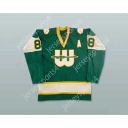 Gdsir Custom TOM WEBSTER WHA 1974-75 ENGLAND WHALERS 8 AWAY HOCKEY JERSEY NEW Top Ed S-M-L-XL-XXL-3XL-4XL-5XL-6XL