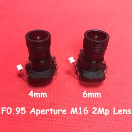 Parts Hd F0.95 Aperture M16 Mount Fixed Iris Cctv Lens For Imx327 Imx291 Cam Module Ir Cut Switcher 4Mm 6Mm Starlights Video Recorder