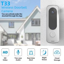 Doorbells Smart Wireless Video Doorbell Digital Visual Intercom WIFI Door Bell Electronic Doorbell 480P Home Security Camera