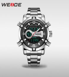 WEIDE Watch Men New European Luxury Men Sports Business Quartz Movement Analogue LCD Digital Calendar Multiple Time Men Watch2752702