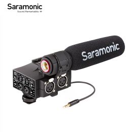 Accessories Saramonic MixMic Audio Adapter and Shotgun Microphone kit for DSLR Cameras and Video Cameras