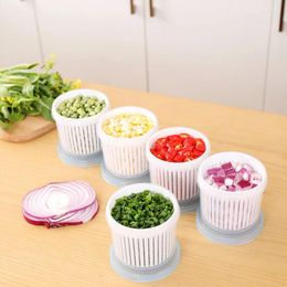 Storage Bottles Kitchen Plastic Vegetable Box Refrigerator Sealed Scallion Drain 1PC