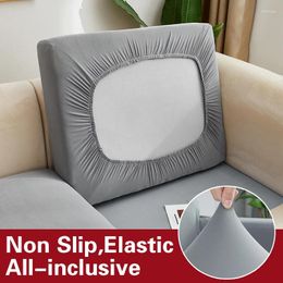 Chair Covers Plain Color Stretch Sofa Seat Cushion Cover For Living Room Removable Elastic Furniture Protector