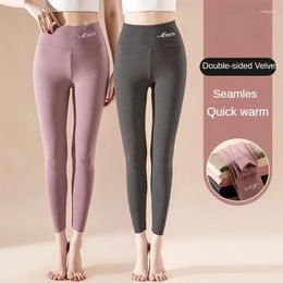 Women's Leggings Women Clothing Fitness Leggins High Waisted Pants Sexy Gym Winter Warm