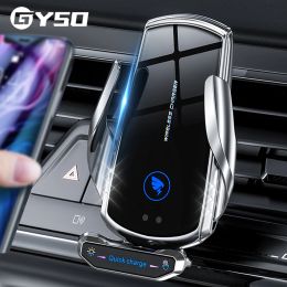 Chargers 65W Car Wireless Charger Car Mount Phone Holder for iPhone 13 12 Pro Max Samsung S10 S20 S21+ Note 10 9 Qi Fast Charging Station