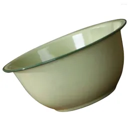 Bowls Enamel Basin Household Thicken Bowl Storage For Kitchen Mixing