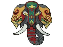 New electricity embroidered elephant patch clothes decals DIY accessories water soluble applique8683128