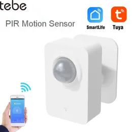 Detector tebe Tuya Smart Life Motion PIR Sensor Detector Human Body Movement Sensor Wireless Home Security System Large Detection Range