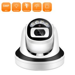 Cameras 5MP Wifi IP Camera H.265 Home Smart 3MP Human Detection Wireless IP Camera Colour Night Vision Security Camera Video Surveillance