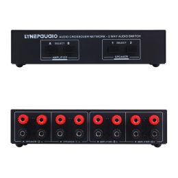 Amplifier 2 in 2 out passive power amplifier audio switcher speaker switch splitter comparator no loss of sound quality