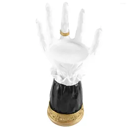 Candle Holders Halloween Resin Witch Hand Candlestick Creative Ghost Haunted House Decoration Palm Holder