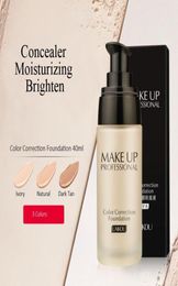 Laikou Professional Colour Correction Foundation Moisturiser Concealer Waterproof Liquid Foundations 40 g Facial Corrective Makeup 1724959
