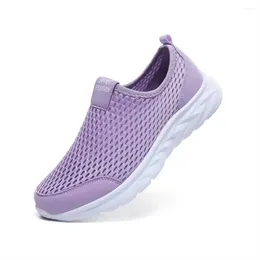 Casual Shoes Slip-ons Flat Sole Womans Ladies Sneakers Flats Grey Selling In 2024 Sports Season