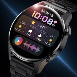 Watches 2021 New For HUAWEI Smart Watches Men Waterproof Sport Fitness Tracker Weather Display Bluetooth Call Smartwatch For Android IOS