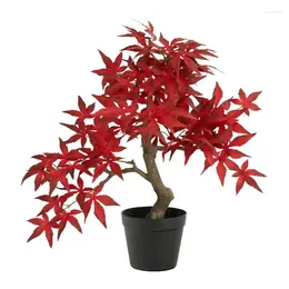 Decorative Flowers Autumn Maple Artificial Tree