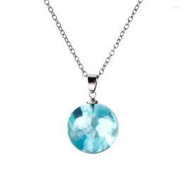 Pendant Necklaces Clouds Blue For Sky Resin Necklace Jewelry DAILY Wear